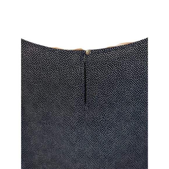 New LIZ CLAIBORNE Back White Polkadot Blouse‎ Ruffle Flutter Sleeve Plus Size 2X - Picture 8 of 10